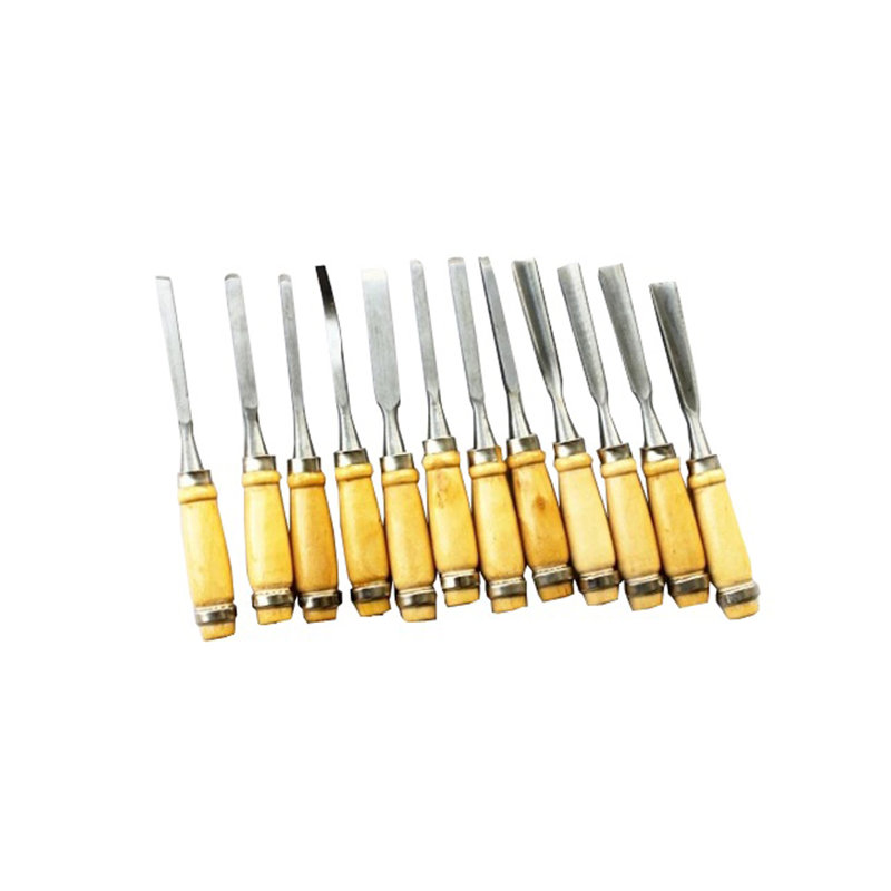 FixtureDisplays 12 Piece Metal Carving Set