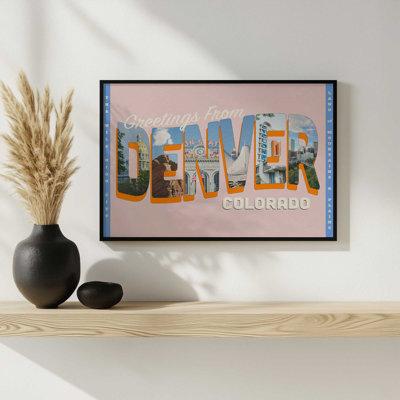 «Greetings From Denver» par Deny Designs, reproduction d'art