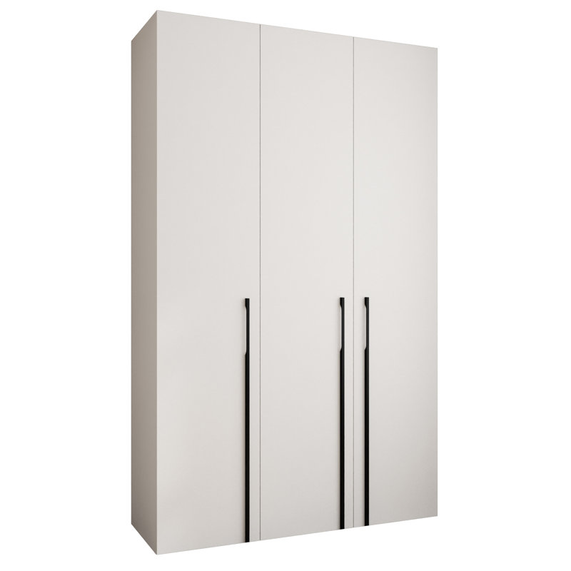 3 Door Manufactured Wood Wardrobe
