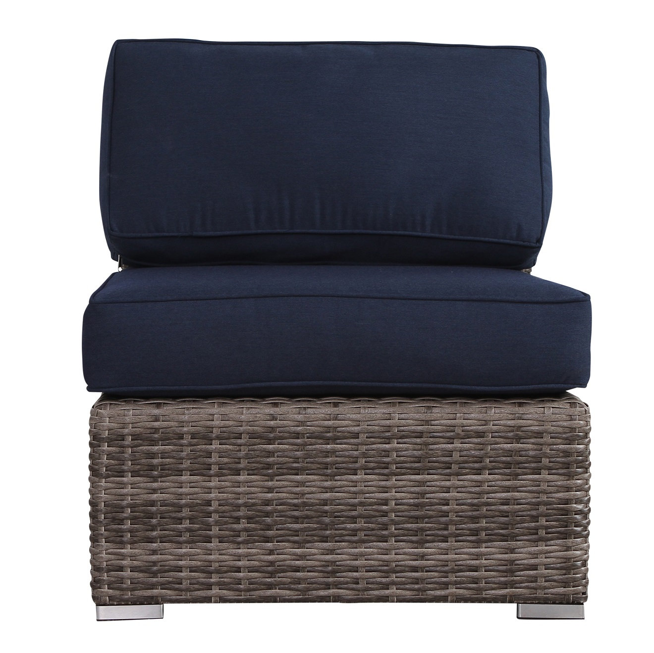 Franke 6-Person Sunbrella® Patio Seating Group, Canvas Navy Sunbrella® Canvas