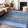 Premium Machine Washable Tweedy Blue Rug