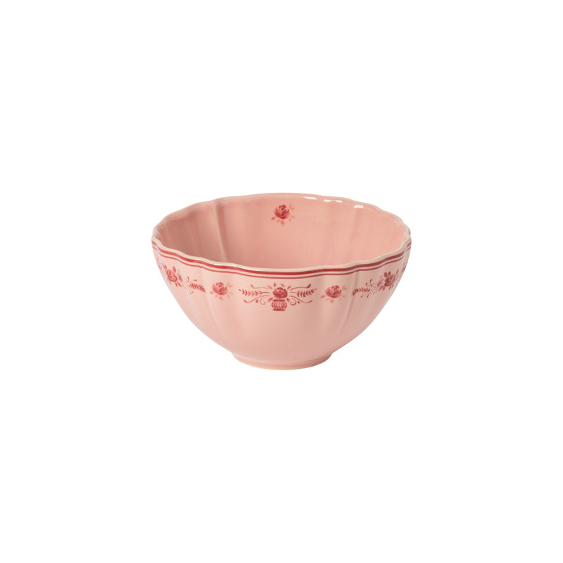 Vila Pasta Bowls, Pink/Red