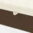 Upholstered Storage Bench With Gold Metal Legs-1092084413