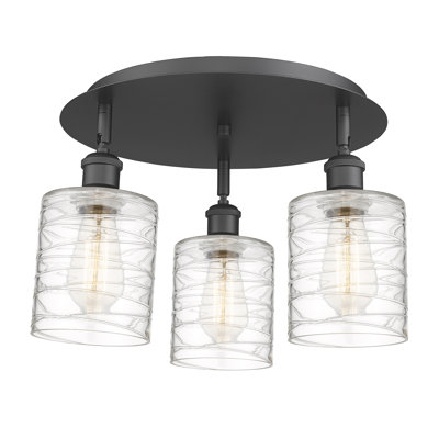 Dublin Glass Semi Flush Mount