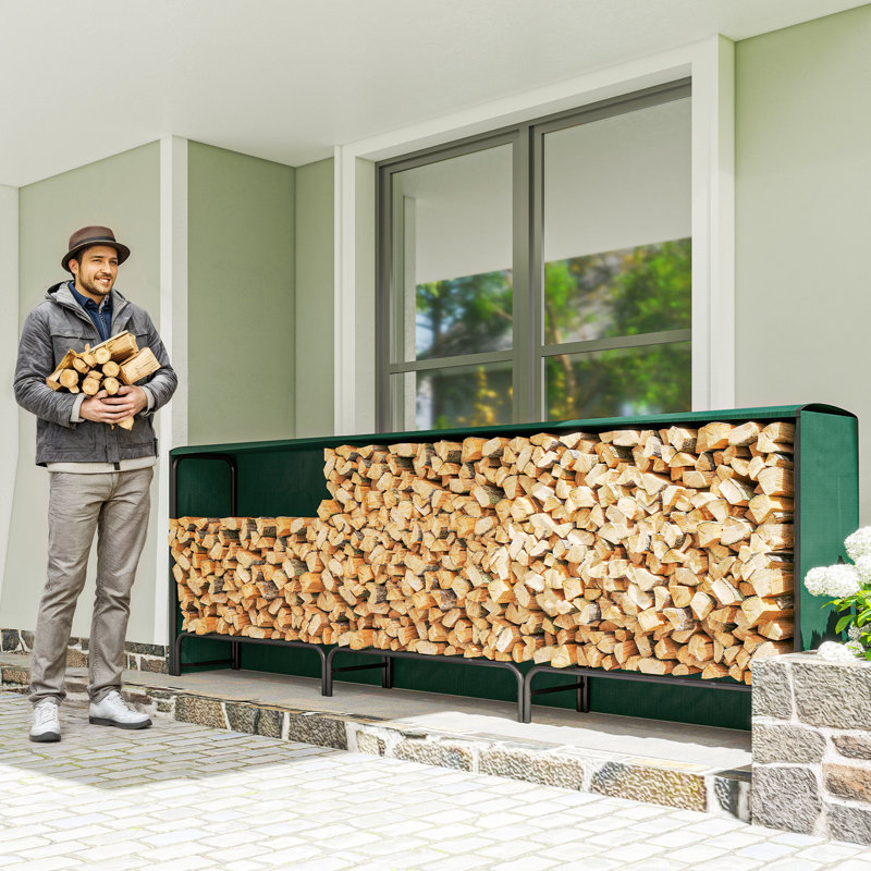 300cm W Metal Log Rack