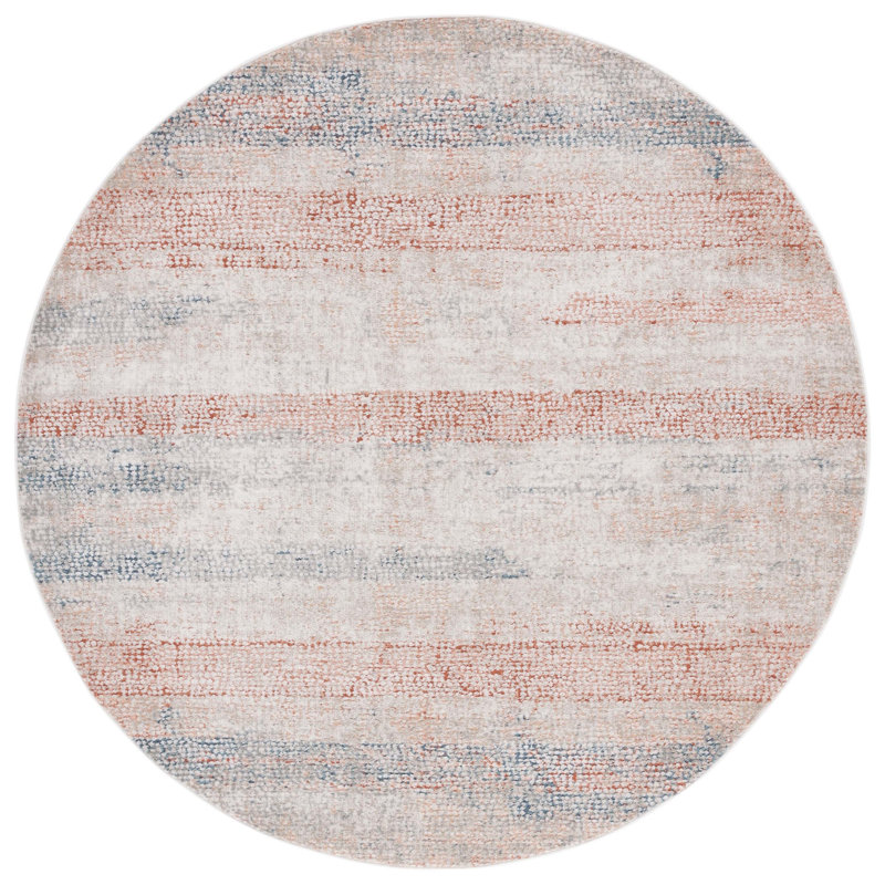 Madison 800 Performance Abstract Rug, Round 6'7"