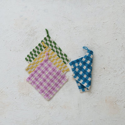 Support à casseroles en coton 4 pièces 4 pièces