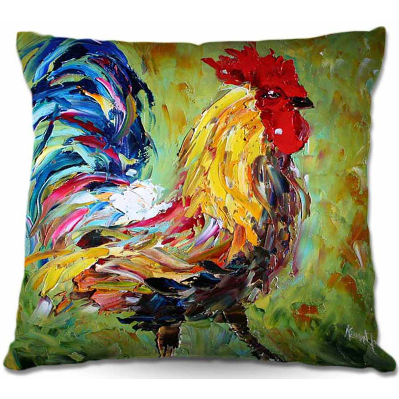 Reversible Throw Pillow, 16" x 16"