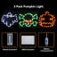 Ensemble de 3 lumières de décoration de fenêtre d'Halloween, alimentées par USB