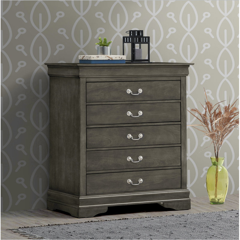 Commode Louis Phillipe G3105-CH, Gris