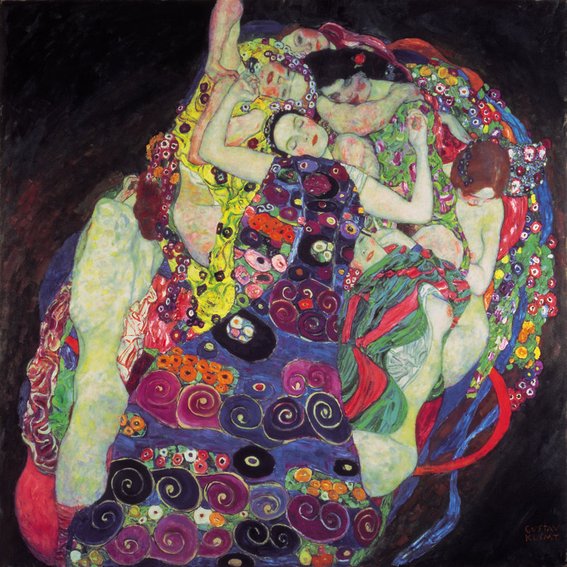 The Virgin by Gustav Klimt - Wrapped Canvas Print, 51cm H x 51cm W