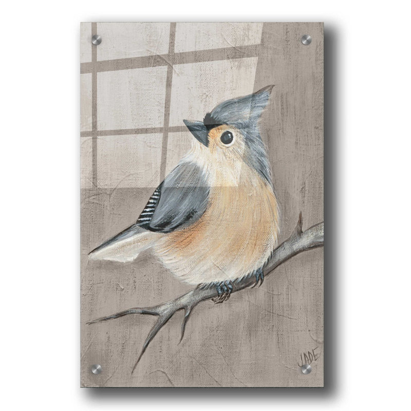 «Winter Bird I» par Jade Reynolds, H 36 po x l 24 po x P 0,2 po