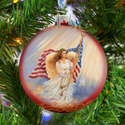 Ornement boule d'ange américain Holiday Splendor