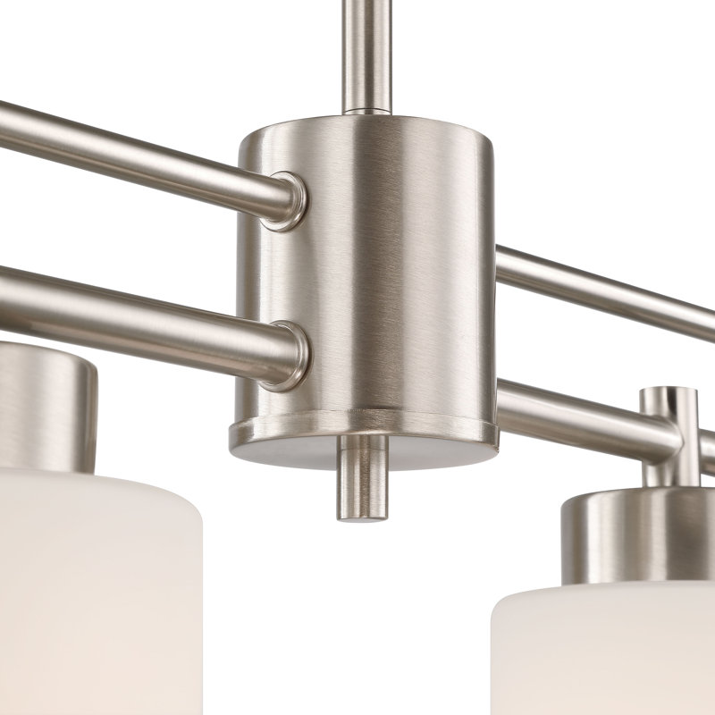 Luminaire suspendu Everlyn Island, Nickel brossé
