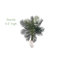 54'' Faux Palm Tree in Stone Planter