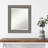 Earsel Solid Wood Rectangle Wall Mirror-1636198755