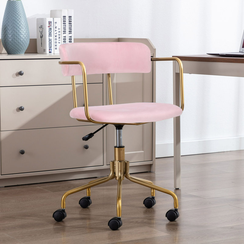 Chaise de travail Levins, Rose