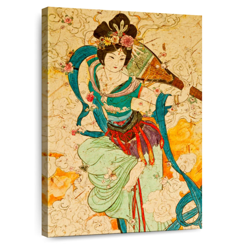 Musicienne chinoise Leisha, H 48 po x l 32 po