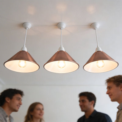 10cm H Metal Cone Lamp Shade