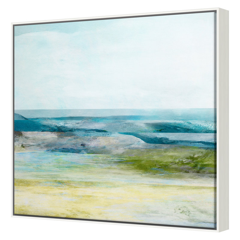 «Cool Tides» par Dubois, Lori, H 26 po x l 26 po, Blanc