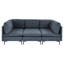 Canapé modulaire rembourré avec pieds en métal-220283289