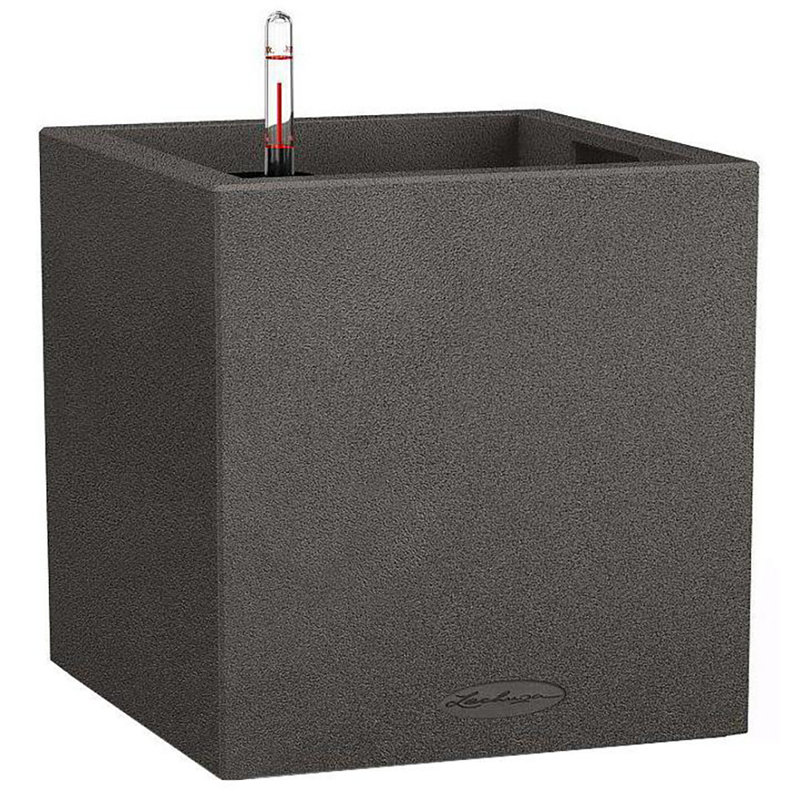Canto Planter Box, 30cm H x 30cm W x 30cm D, Graphite Black