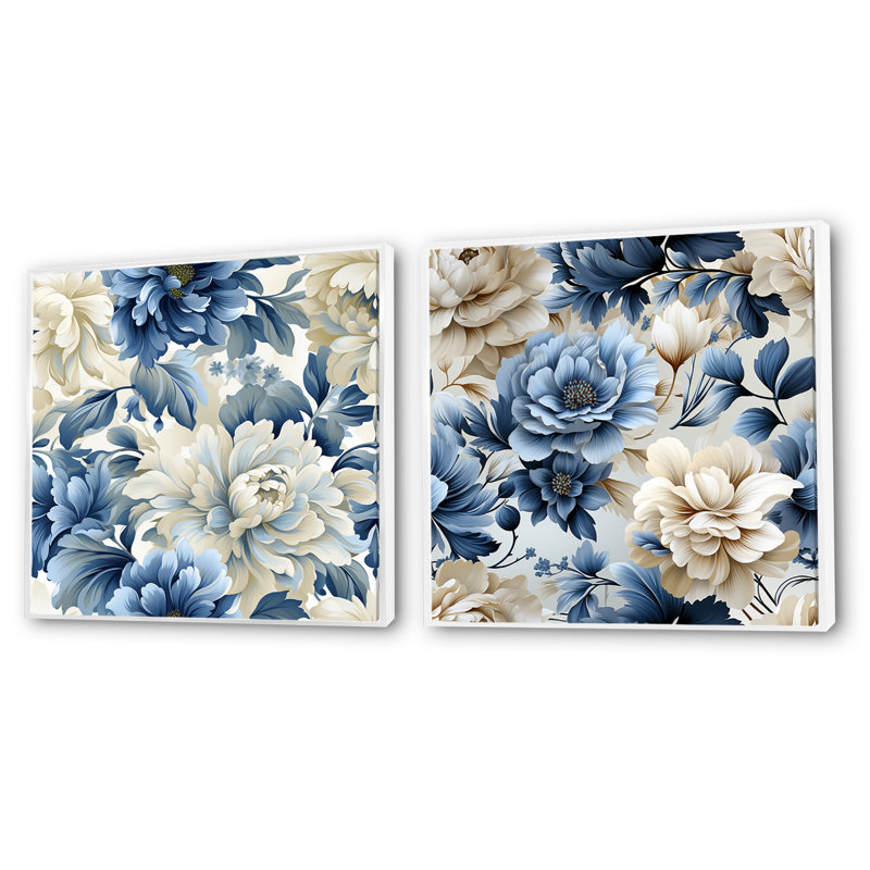 Coastal Tranquility Victorian, Cadre flottant blanc, H 30 po x l 61 po