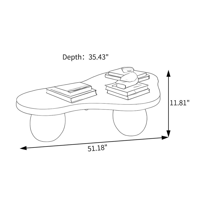 French-Style Vintage Coffee Table | Elegant & Timeless