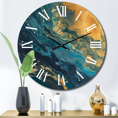 Domenick - Horloge murale abstraite