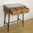 Ettinger Glass Top End Table with Built-In Outlets