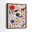 «Miro Memoirs I», reproduction encadrée de qualité supérieure - prête à être accrochée - aucun clou requis - aucun clou requis-309971909-309971906