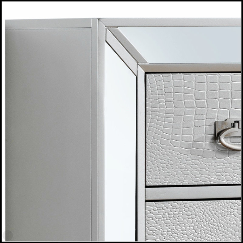 Coffre de rangement élégant et contemporain avec beaucoup d'espace et aucun assemblage requis, parfait pour l'organisation de la maison moderne.