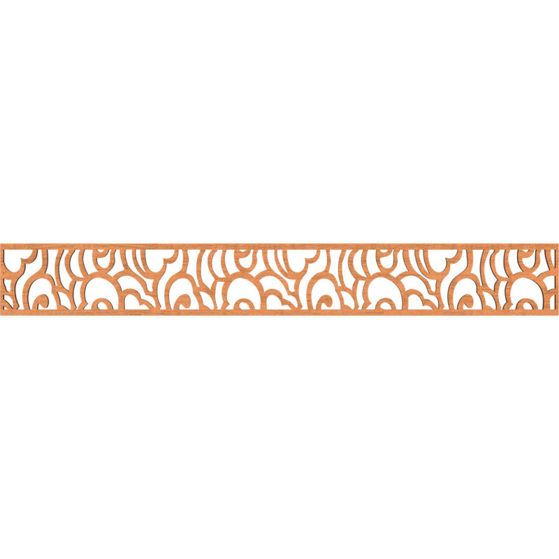 Moulure de panneau Springfield, H 6 po x l 46,5 po x P 0,375 po, Cerisier