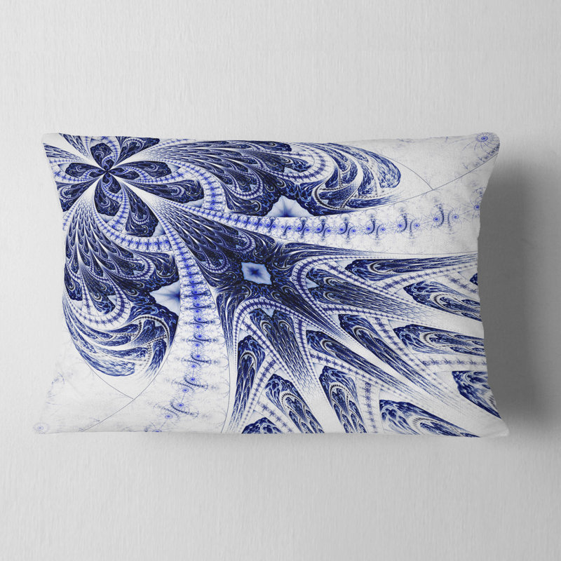 Coussin lombaire en fleur symétrique floral