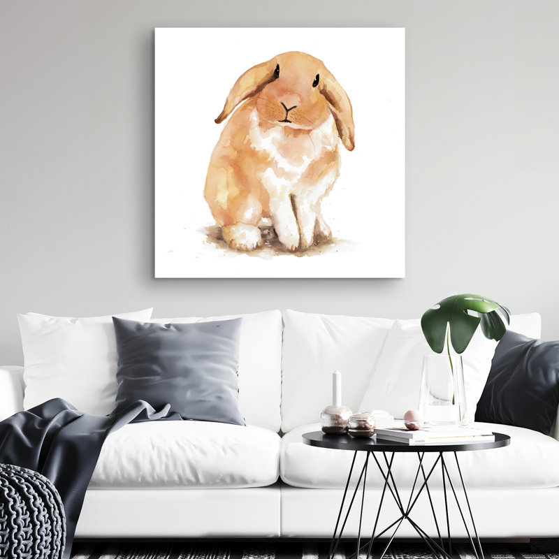 Lop-rabbit - 32"x32" art on canvas