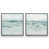 Cadre flottant en chrome poli