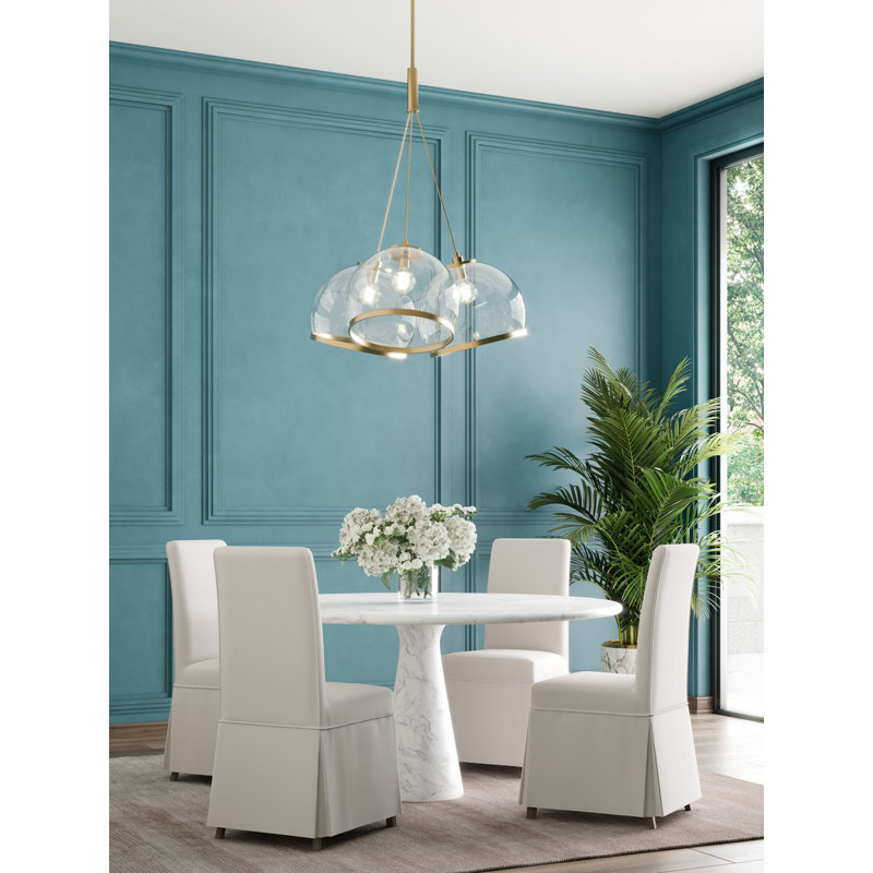 Coast 3 - Light Pendant, Vintage Brass