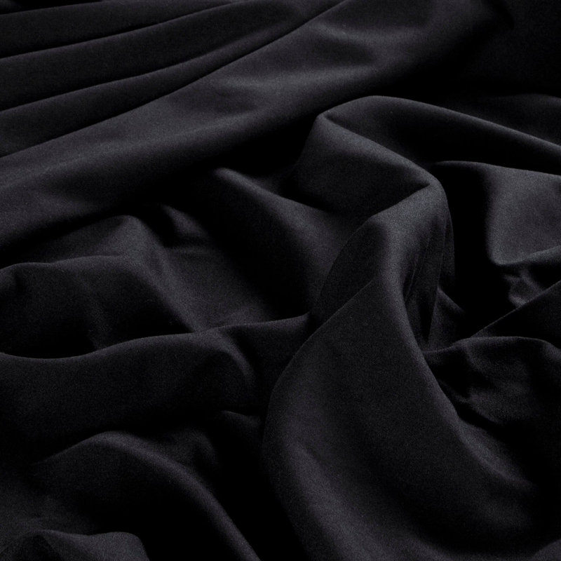 Ensemble de draps en microfibre 3 pièces, Noir