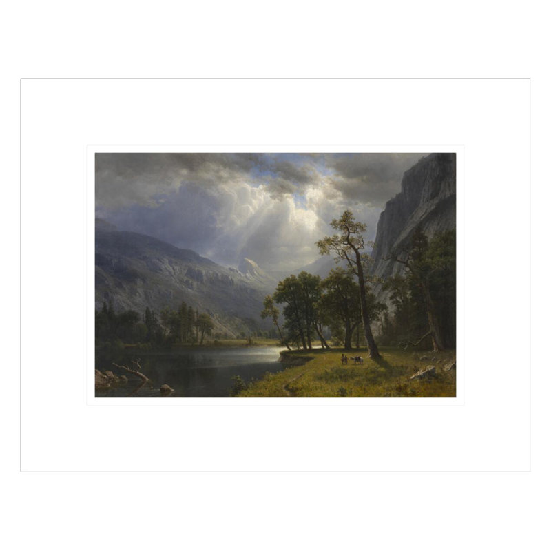 Mont Starr King Yosemite - Albert Bierstadt - Impression numérique sur toile, H 13,2 po x l 16,75 po