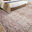 Tapis argenté / brun de haute qualité noué à la main-72344225