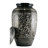 Handmade Solid Brass Flower Etched Urn