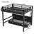 Queen over Queen Metal Bunk Bed with Storage, USB Ports, LED Lights, Lower Sofa Conversion and Drawers-1403046103-1403046098