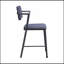 Ensemble de 2 chaises à hauteur de comptoir avec structure en métal, bronze industriel