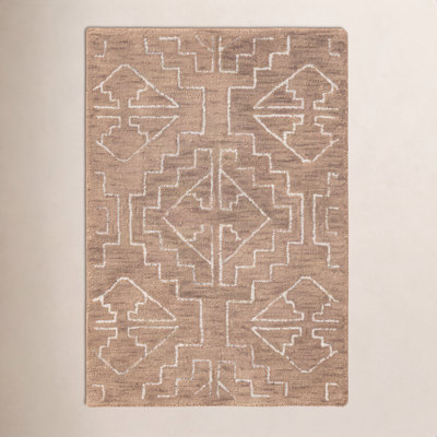 Tifton Hand-Tufted Geometric Wool Rug
