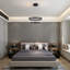 2 - Light Dimmable LED Tiered Chandelier