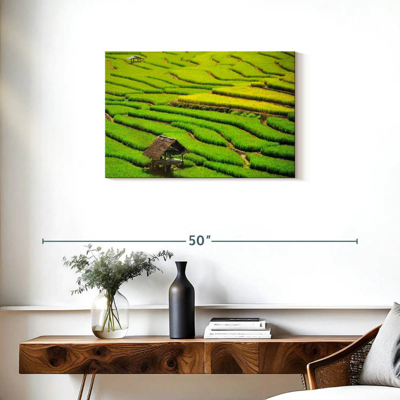 Alvord Thai Field Nipa Hut, 20" H x 30" W