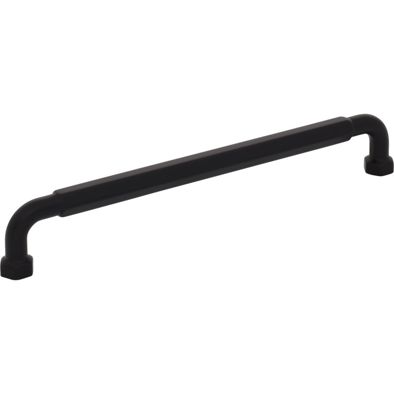Dustin Bar Pull, Flat Black, 7 9/16" Center To Center