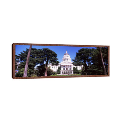 Facade of a government building, California State Capitol Building, Sacramento, California, USA 1 Piece Panoramic Wall Art on Canvas