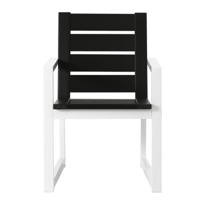 Chaise avec accoudoirs pour l'extérieur