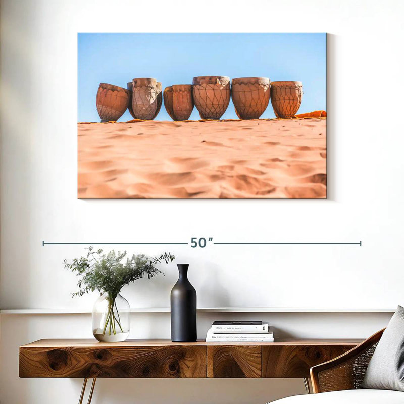 Abarca Desert Drums, 26" H x 39" W